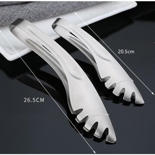 Stainless Steel Food Tongs Kitchen Utensils Buffet Cooking Tool Anti Heat Bread Clip Pastry Clamp Kitchen Tongs F20173544