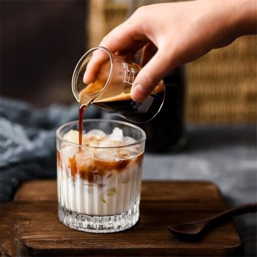 Nordic Thicken glass Cup Morden Transparent Water Cup Beer cup Whisky cups Cocktail cups Creative Home Bar Hotel Party Drinkware