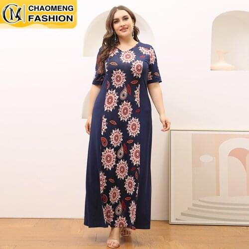 Fashion Summer Bohemian Clothing Printing stitching Women Beach Long Dress America Europe Femme Robe Casual Vestido De Mujer