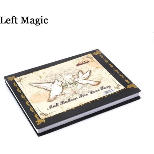 Big size 28cm*20cm*3cm Metamopho Dove From Book Stage or Platform Magic Tricks props professional magician magia illusion