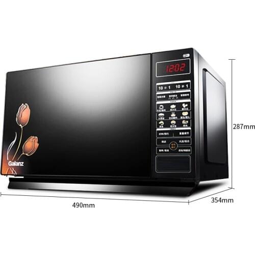 Intelligent App Manipulation Reservation Thawing 23L Flat Plate Used In Integrative Machine of Microwave Light Wave Oven