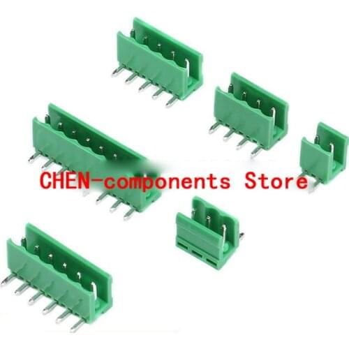 10pcs Curved needle socket HT508R 2/3/4/5/6/8P spacing 5.08MM suitable for HT508K plug