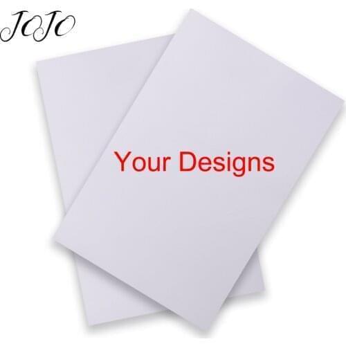JOJO BOWS 20*30cm/100*130cm 16pc/1pc Customization Faux Synthetic Leather Fabric Design Image Printed Sheet DIY Craft Supplies