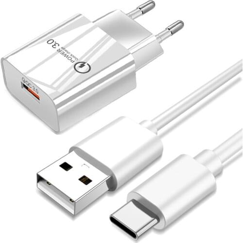 USB Type C Fast Charging Charger Cable For Redmi 9 8 8A Note 9 Pro Samsung S20 S10 Note 20 10 Plus Type-C USB C Phone Cable