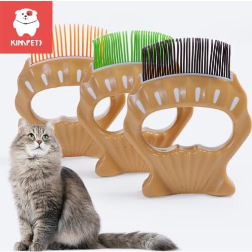 KIMPETS Shell Comb Cat Supplies Shell Cat Comb Dog Brush Combing Special Pet Open Knot to Remove Floating Hair Long Hair Cleaner