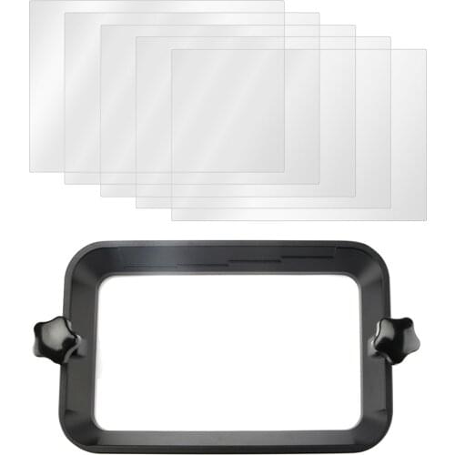 3D Printer Vat Set w/ FEP Film Vat Set Replacement Resin Aluminium FEP Film Modular for LD-002R/LD-002H