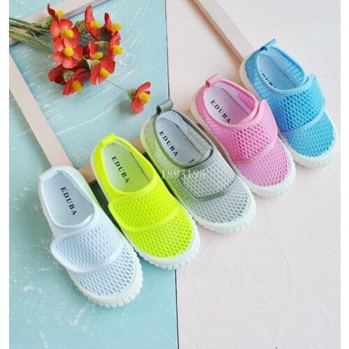Summer New Children Breathable Mesh Sandal Boys Girls Casual Soft Sole Shoes Kids Hollow Sport Hooks Sandals