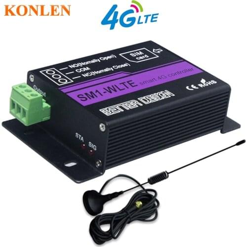 LTE 4G 3G Remote Power Switch GSM Relay Controller SMS Call App Data Network Control Motor Lock Gate Opener Smart Home Automatic