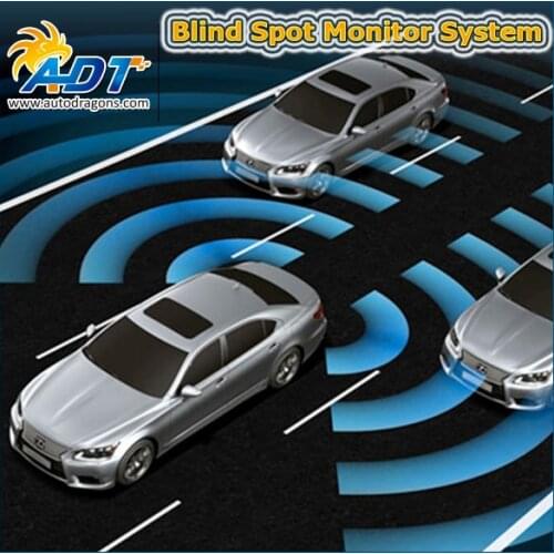24 GHZ Microwave Radar Universal LED Warning Light Car Blind Spot Monitor Alarm System -No change on vehicle appearance