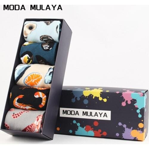 MODA MULAYA Mens Funny Socks