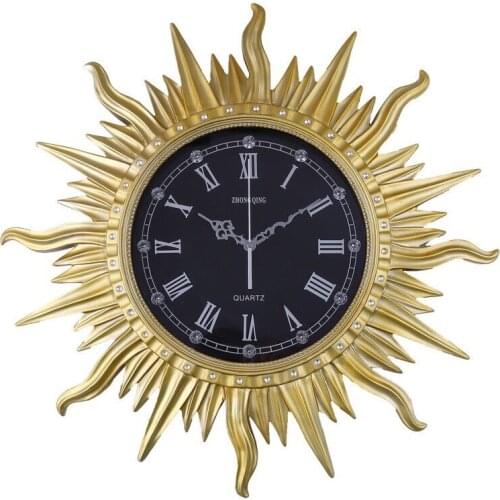 Fashion Vintage Art Modern Mute Resin Wall Clock