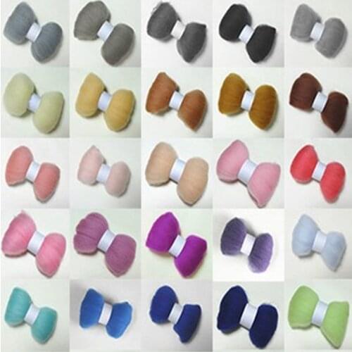 DIY set 66S Woolen Felt Poking Handicraft Toy For Children Wool Handmade Doll Material Adult Kids Fleece Arts Crafts