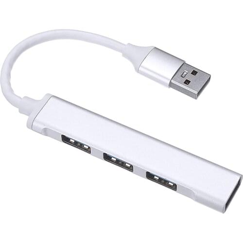 New 4 Port USB 3.0 To 2.0 USB Hub Aluminum Alloy Expander Splitter For Laptop PC Printers Electronic Accessories