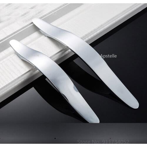 Arc Kitchen Cupboard Pull Drawer Cabinet Handles Aluminum Alloy White Nordic Style Wardrobe Door Hardware Suitcase Knob