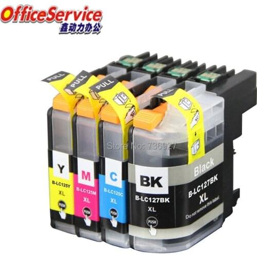 Compatible Ink Cartridge For Brother LC127 LC 125 Printer Ink V3 version Free shipping With 2 Years Guaranty