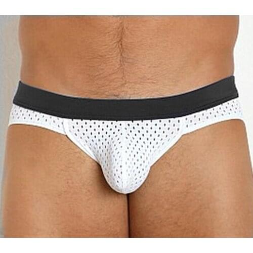 New Nyon Mens Briefs Fashion Sexy Mesh Mens Underwear High Quality Mens U pouch Brief On Sale Dropshopping