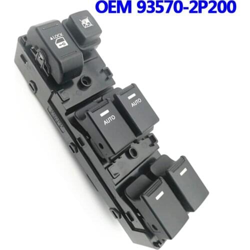 Drivers Side Left Master Window Glass Lifting Control Switch For Kia Sorento 2009-2014 OEM 935732P200 93573-2P200