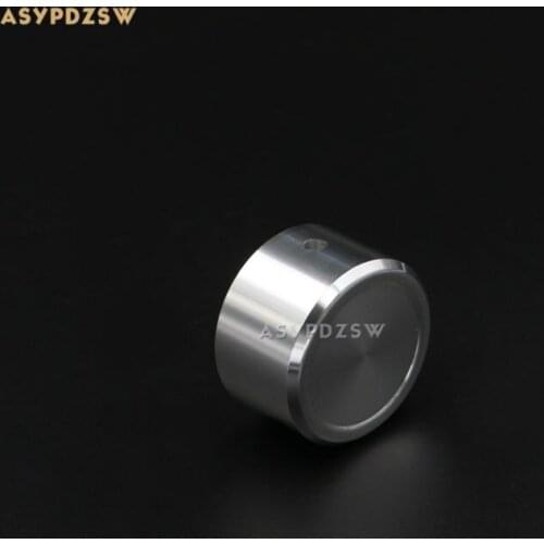 1 PCS Fillet style Full aluminum silver 38*22 DAC/Amplifier solid Volume potentiometer knob