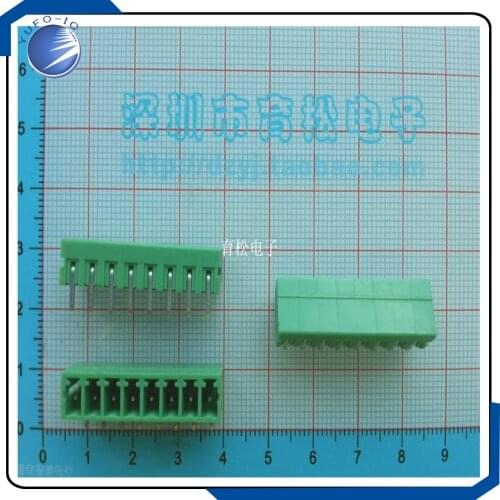 10PCS/LOT The curved needle socket KF2EDG3.81 8P connector spacing 3.81MM 300V8A 10