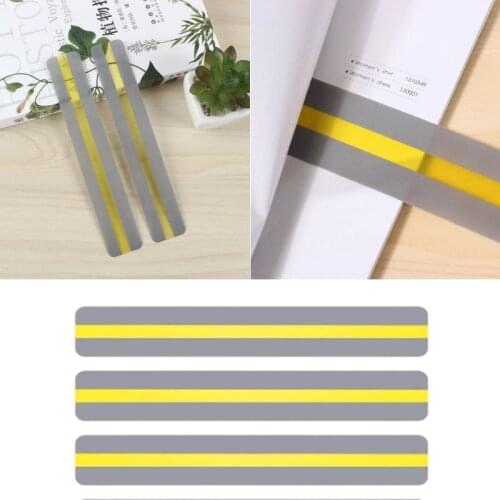 10Pcs Reading Guide Strips Highlighter Colored Overlays Bookmark Read Strips For Student Teacher Dyslexia People School supplies