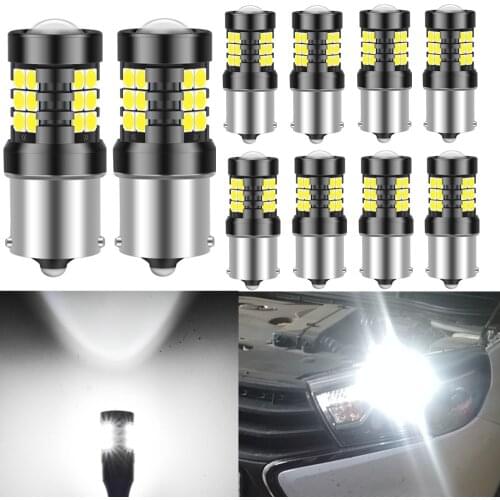 1156 P21W BA15S LED T20 7440 T25 3157 led Car Direction Indicator Light Bulb for Skoda Superb Octavia 2 MK2 FL A5 2009 2010 2011