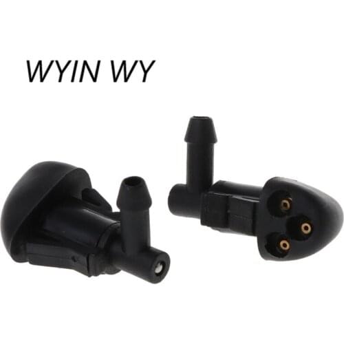 2Pcs 3-Hole Car Windshield Washer Wiper Water Spray Nozzle Fit for Chevrolet Cruze 2009-2014