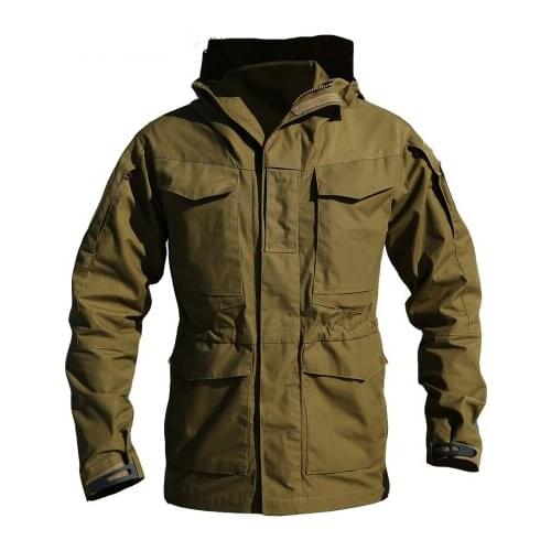 Army Clothes Windbreaker Military Field Jackets Mens Winter/Autumn Waterproof Flight Pilot Coat Hoodie Three colors
