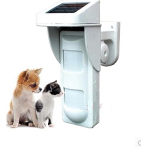 433.433.92MHz Solar Power Wireless Outdoor PIR Motion Sensor Detector Movement Detector pet immune Motion Sensors