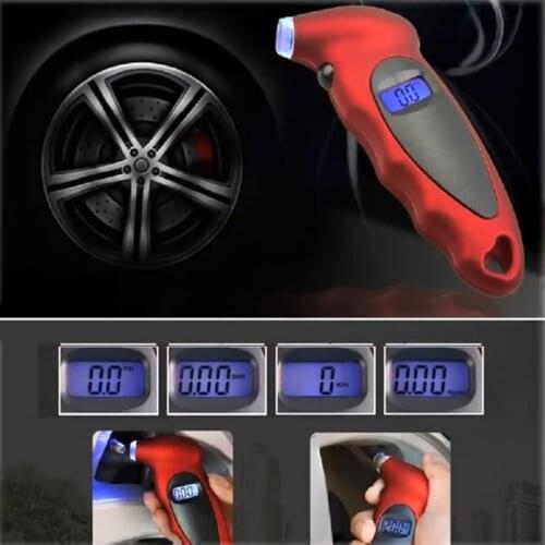 Digital Automobile Tire Barometer Lcd Barometer Automobile Truck Motorcycle Barometer Tester
