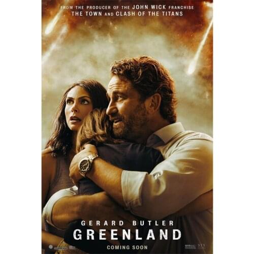 D0869 Greenland Movie Silk Fabric Poster Art Decor Indoor Painting Gift