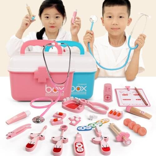 Children Pretend Play Doctor Toys Simulation Toy Set Medicine Box Doctor And Nurse Fun Interactive Role Play Early Education Toy