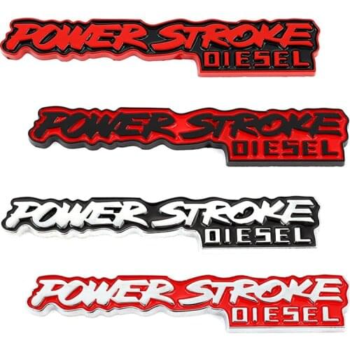 Powerstroke Emblem Badge Trunk Decals Car Sticker for Power Stroke Turbo Diesel Logo Sticker Ford Excursion 3.0 2018 F-150 F150