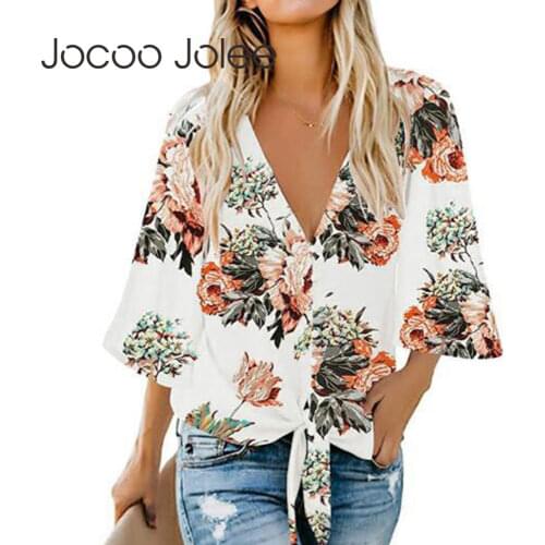 Блузки с галстуком Jocoo Jolee China At AliExpress