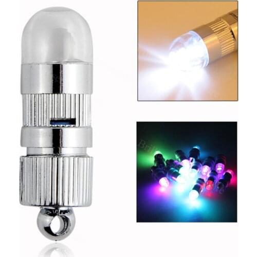 Round LED RGB Flash Lamps Balloon Lights for Paper Lantern Ballon Light Casamento baby shower Wedding Decoration props