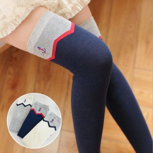 Fashion Womens Cotton Japan Beauty Cute Sexy Stocking Lace University Panty hose Womens Knee High Pantyhose Girl Stockings