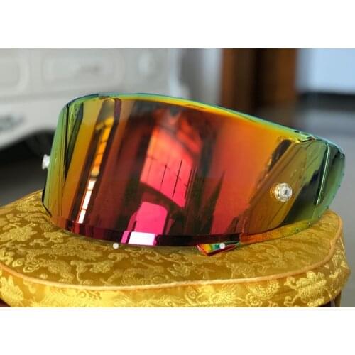 Motorcycle helmet anti fog Anti-UV PC visor Lens Model for SHOEI X14 full face helmet visor mirror Lens