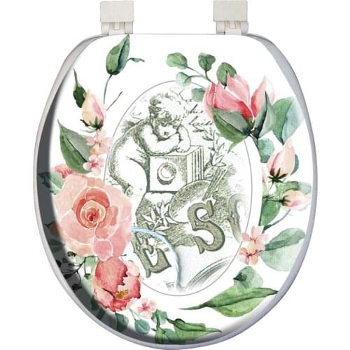 Softy Classic Pattern Soft Toilet Seat Cover Angel