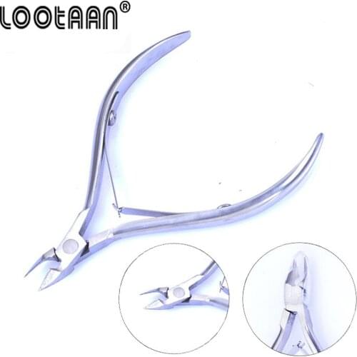 Stainless Steel Cuticle Nail Pusher Double-end Dead Skin Cuticle Remover Nail Pusher Remover Manicure Pedicure Tool