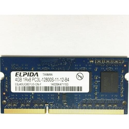 ELPIDA DDR3 RAMS 4gb 1600MHz DDR3 4GB 1Rx8 PC3L-12800S-11 ddr3 Laptop memory 4GB 1600 ram