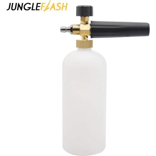 JUNGLEFLASH High Pressure Washer Snow Foam Lance Series Soap Foamer Adjustable Foam Nozzle Professional Generator Car Washer