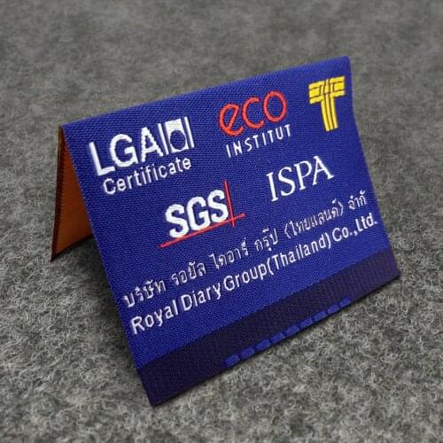 ZeQi 1000pcs /lot OEM shoe label custom clothing woven embroidered labels gament label