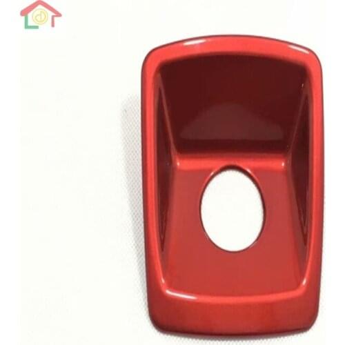 ABS Wood Paint Black Interior Accessories For Toyota RAV4 2016 2017 2018 Front Rear Cigarette lighter Sequin Cover Trim