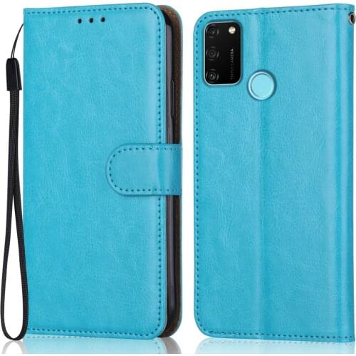 Wallet Flip Case for Para on Huawei Honor Play 9A MOA-AL00, MOA-TL00 6.3''Cover Leather Fitted Case with Strap Phone Bag