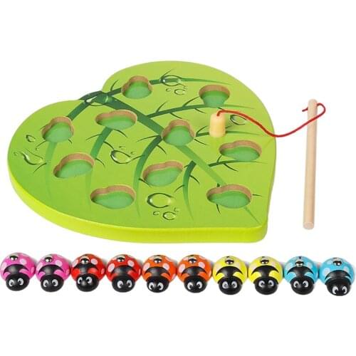 Children Wooden Toys Magnetic Games Fishing Toy Game Kids Baby Kids Educational Toys Funny Boys Girl Gifts
