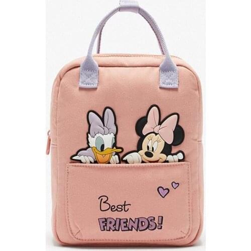 Disney Minnie Mouse Childrens bag Cartoon Daisy Childrens backpack Mickey Mouse Pattern Backpack School Bag for Boys Girl