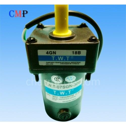DC MOTOR 07SGN-30W 90V 0.5A 1800rpm GEAR BOX 4GN18B