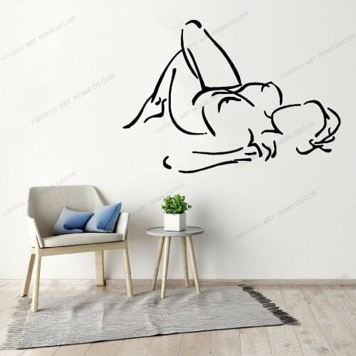 Art Naked Sexy Woman Adult Wall Stickers Vinyl Art Decals Living Room Bedroom Vinyl Art Decal Wallpoof CX1249