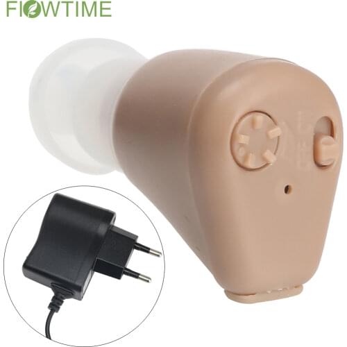 K-88 Hearing Aids Rechargeable Mini Hearing Aid Sound Amplifier Invisible Hear Clear For The Elderly Deaf Ear Care Tools