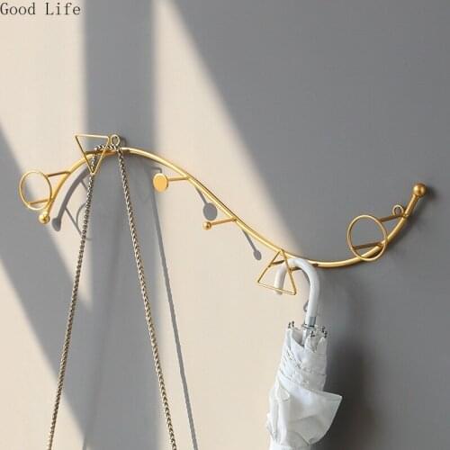 Creative Wrought Iron Decorative Coat Hook Nordic Style Clothing Store Personalized Coat Racks Hanger Organizer