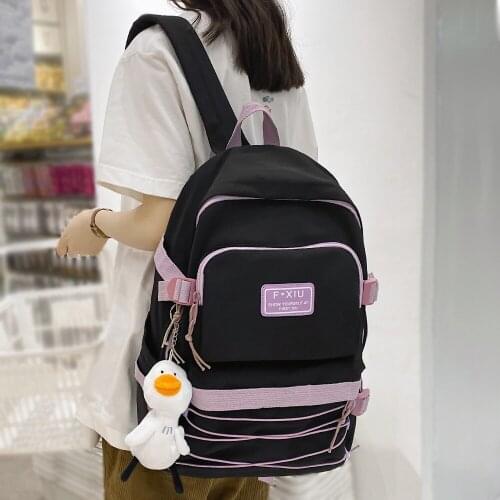 Fashion Waterproof Cute Ladies Student Bag Women Laptop Kawaii Backpack Female Travel College Backpack Girls Designer School Bag